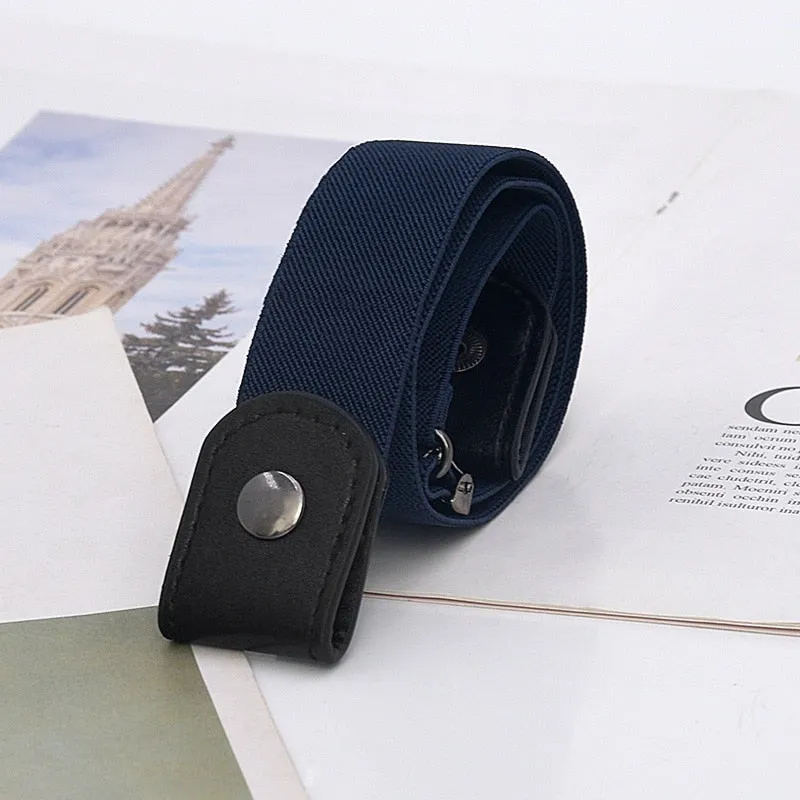 Elastic No Buckle Ladies Belt Invisible belt