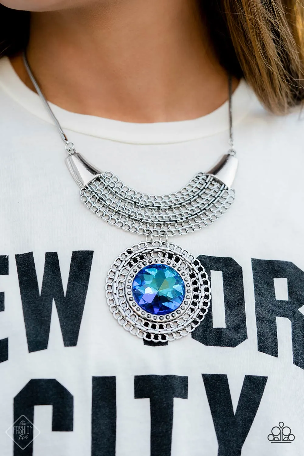 Excalibur Extravagance - Blue Paparazzi Accessories