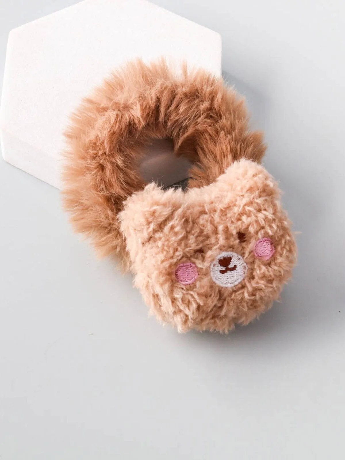 FASHION ASSORTED COLORS FUZZY SCRUNCHIES