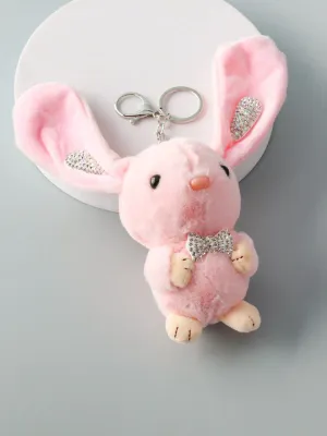 FASHION PINK BUNNY KEYCHAIN