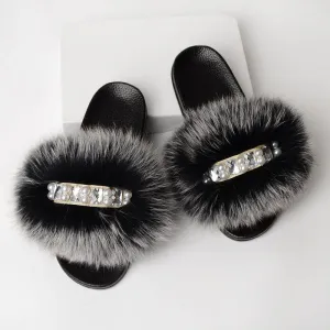 Fashion Simple Ladies Wool Slippers