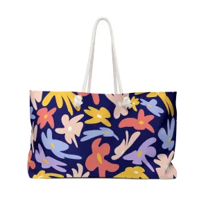 Floral Weekender Tote Bag