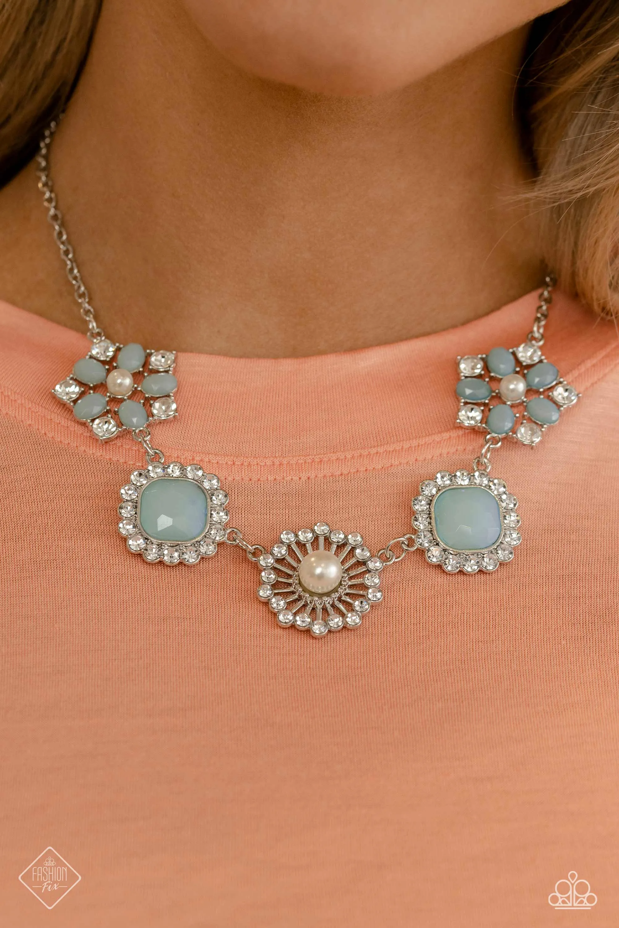Flower Crown - Blue Paparazzi Accessories
