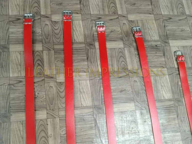 Genuine Leather Adult Restraint Bondage Belts