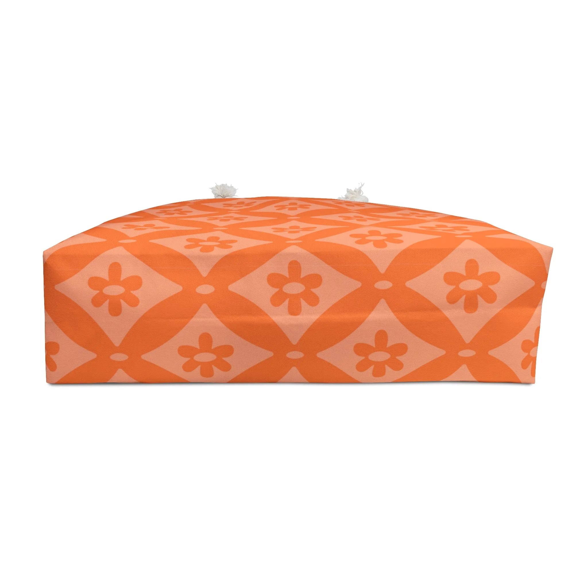Geometric Flower Weekender Bag