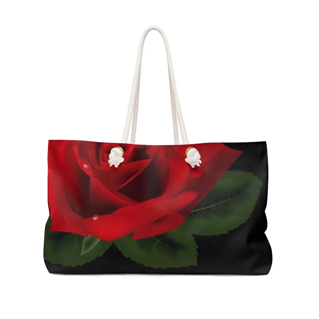 Girl Boss Black& Roses Weekender Bag
