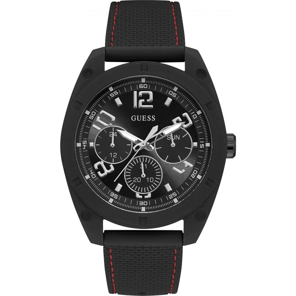 Guess Black Rubber Watch