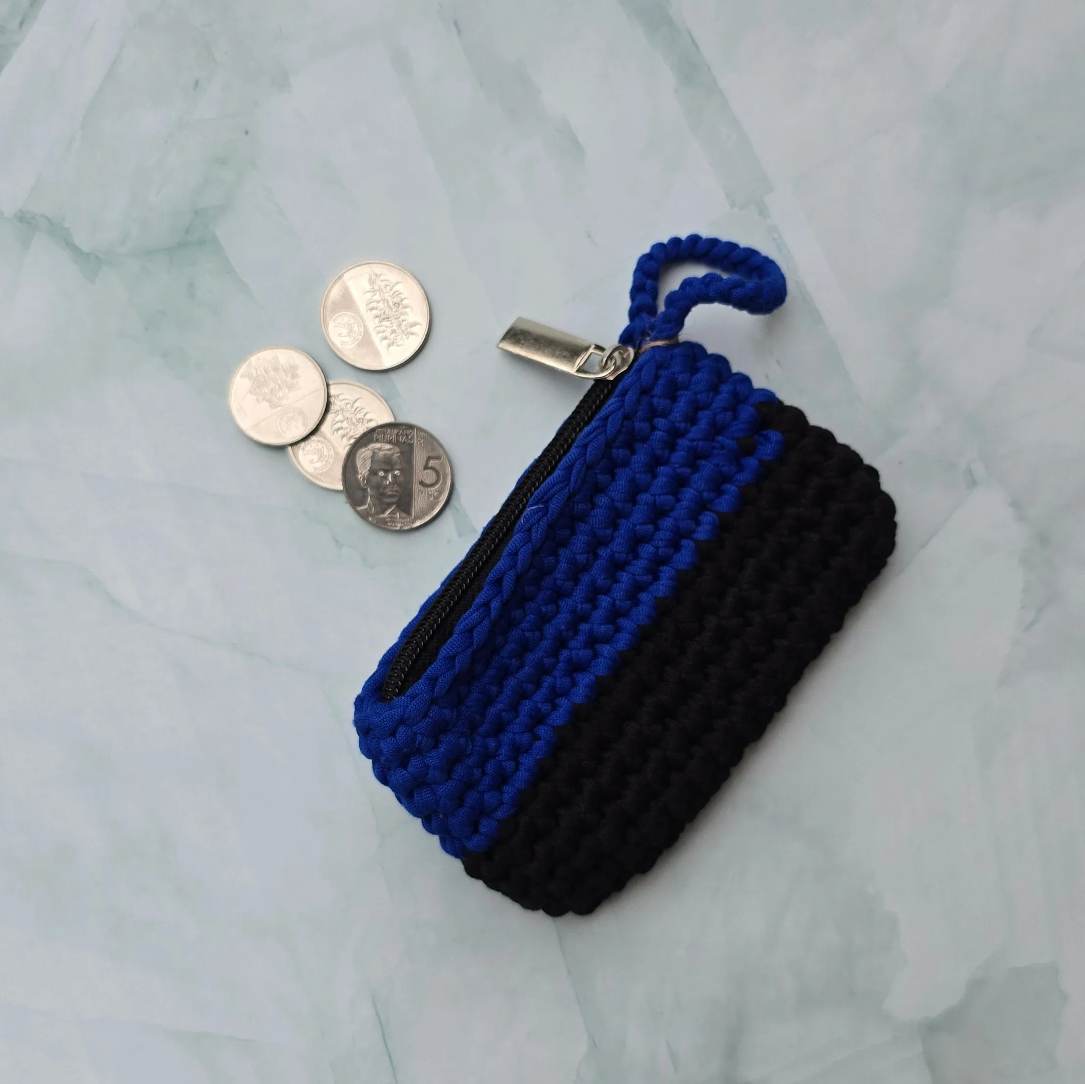 HABI Crochet Rectangular Accessories Purse