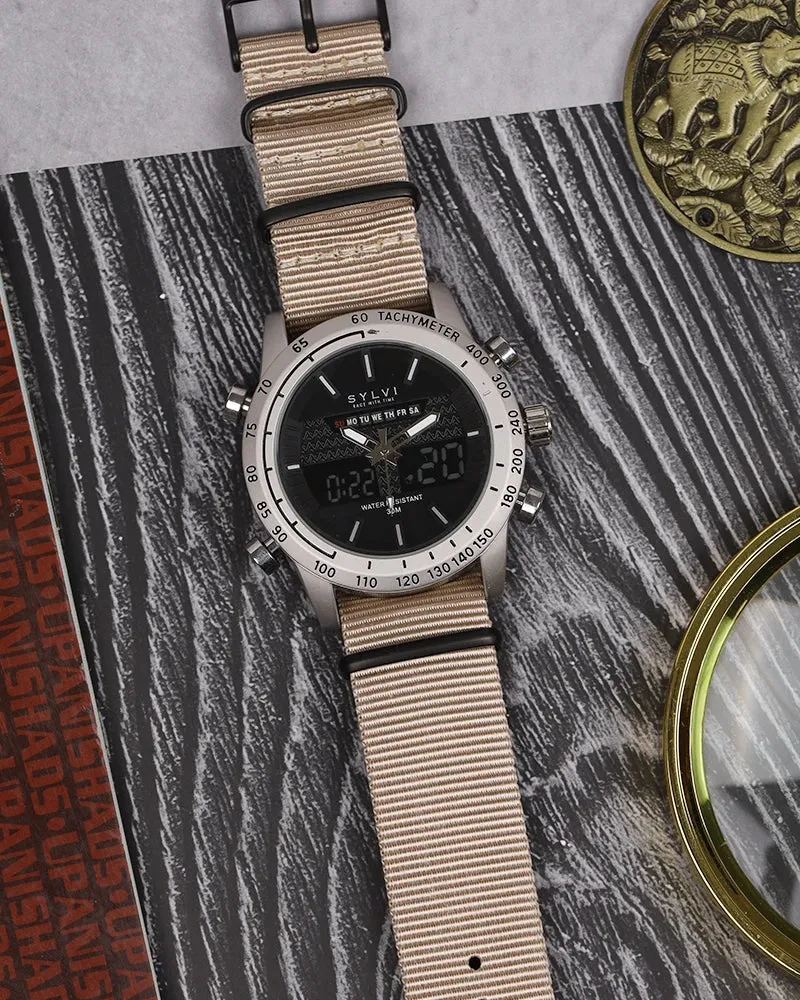 Hawk Silver Khaki Nylon