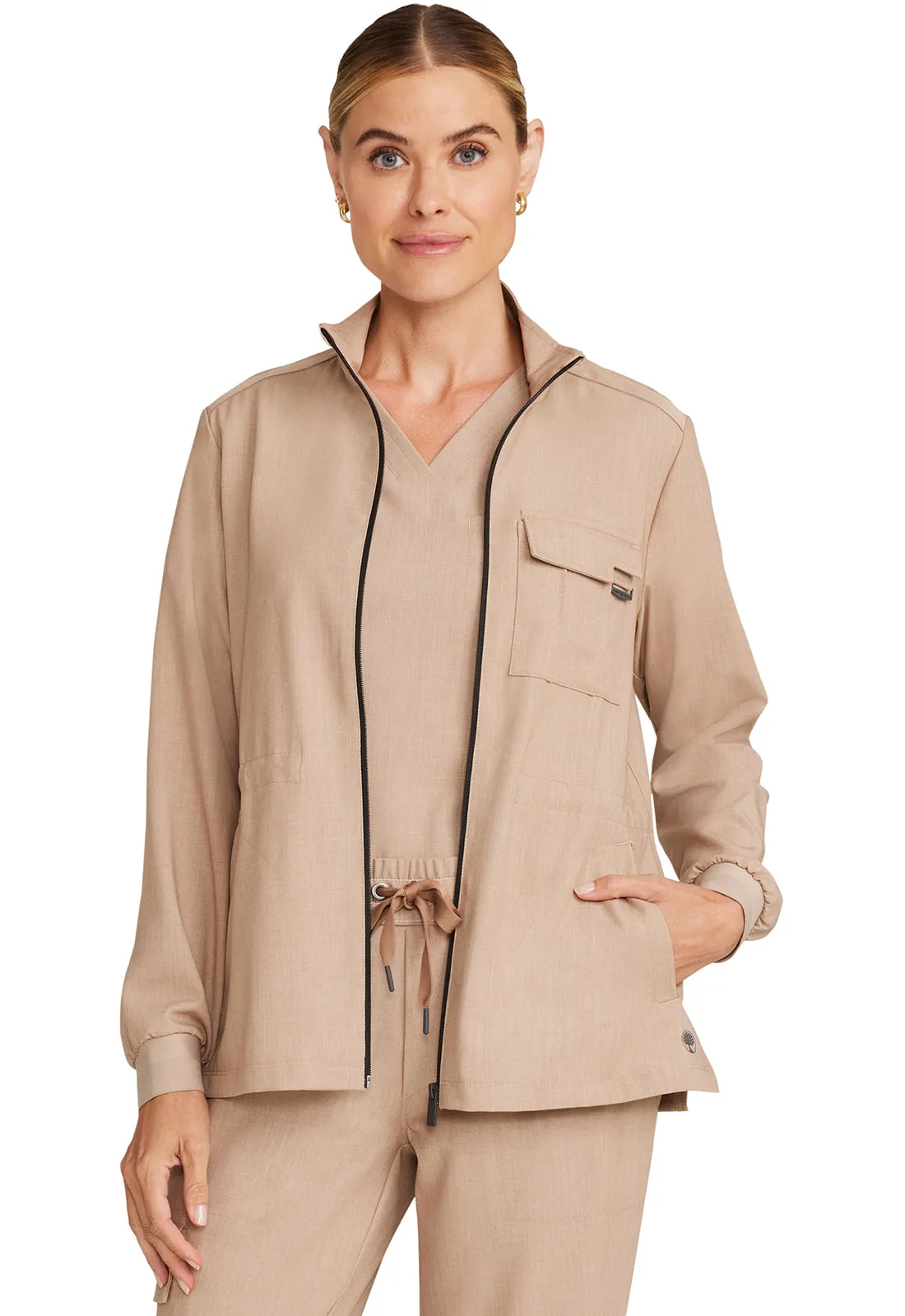 HH Quest HH360 Women's Zip Front Scrub Jacket