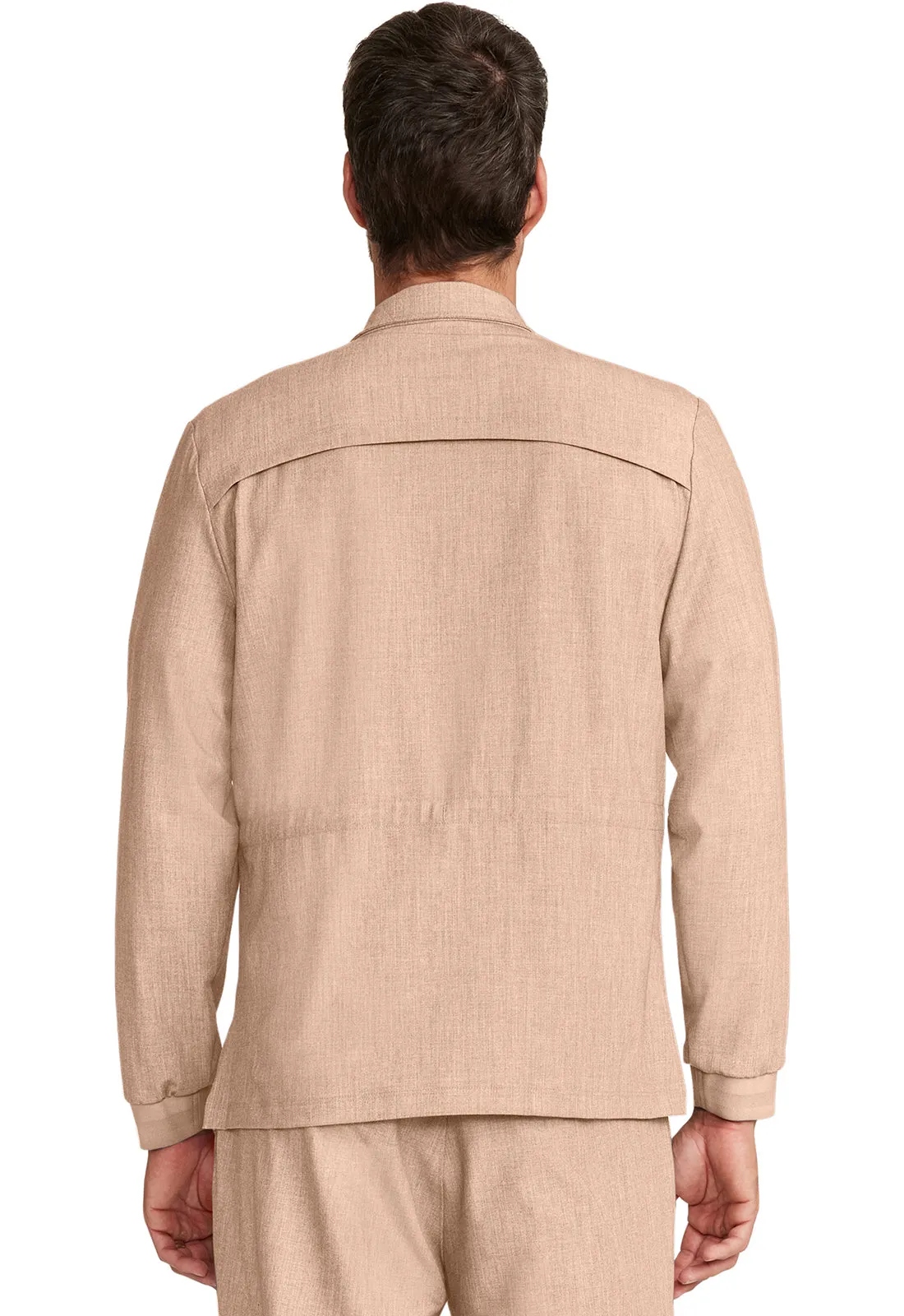 HH Quest HH361 Men's Zip Front Utility Jacket Desert Taupe
