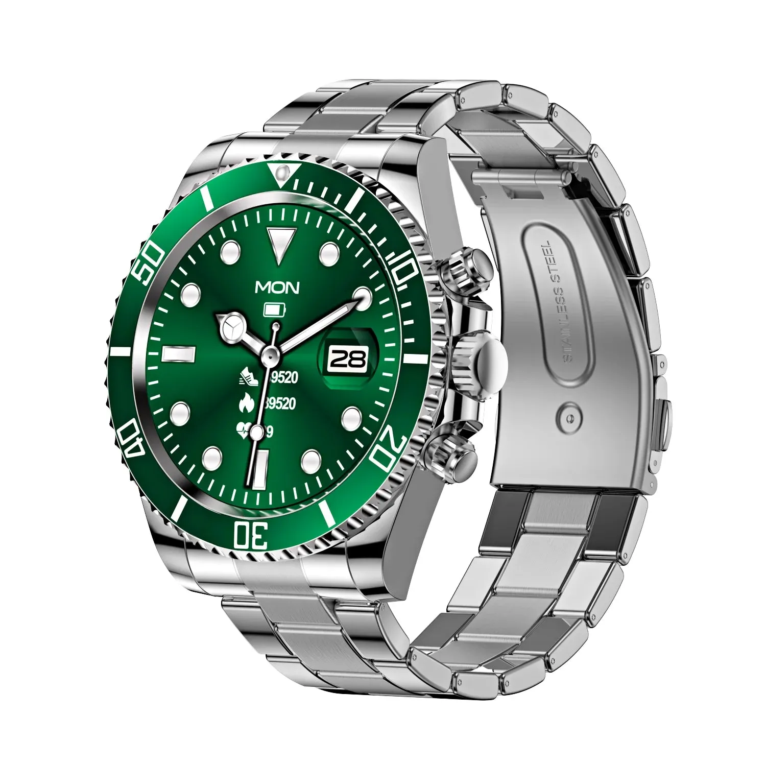 High-end Men's Smartwatch Smart Watch Luxury Aiweile AW12 Replica Business Sports Wireless Imitation Hebrew Korean Support 2024