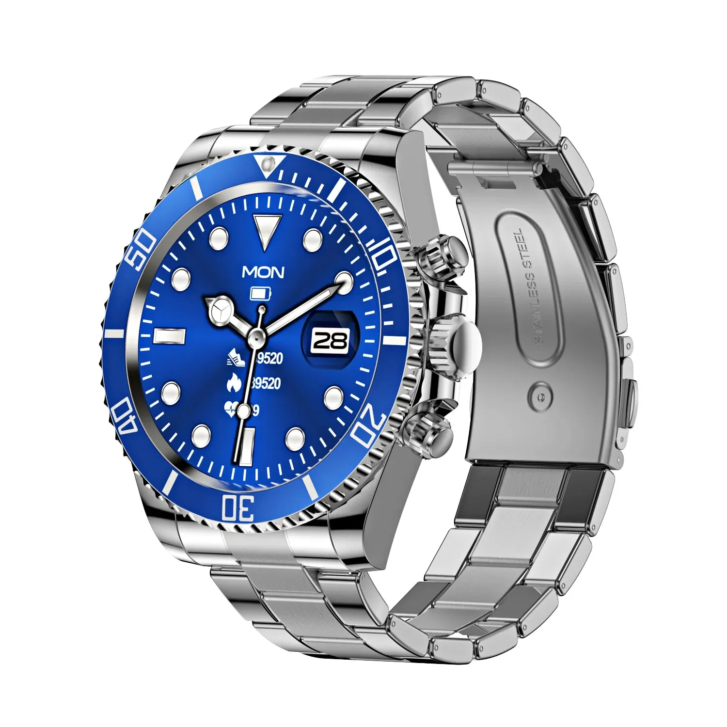 High-end Men's Smartwatch Smart Watch Luxury Aiweile AW12 Replica Business Sports Wireless Imitation Hebrew Korean Support 2024
