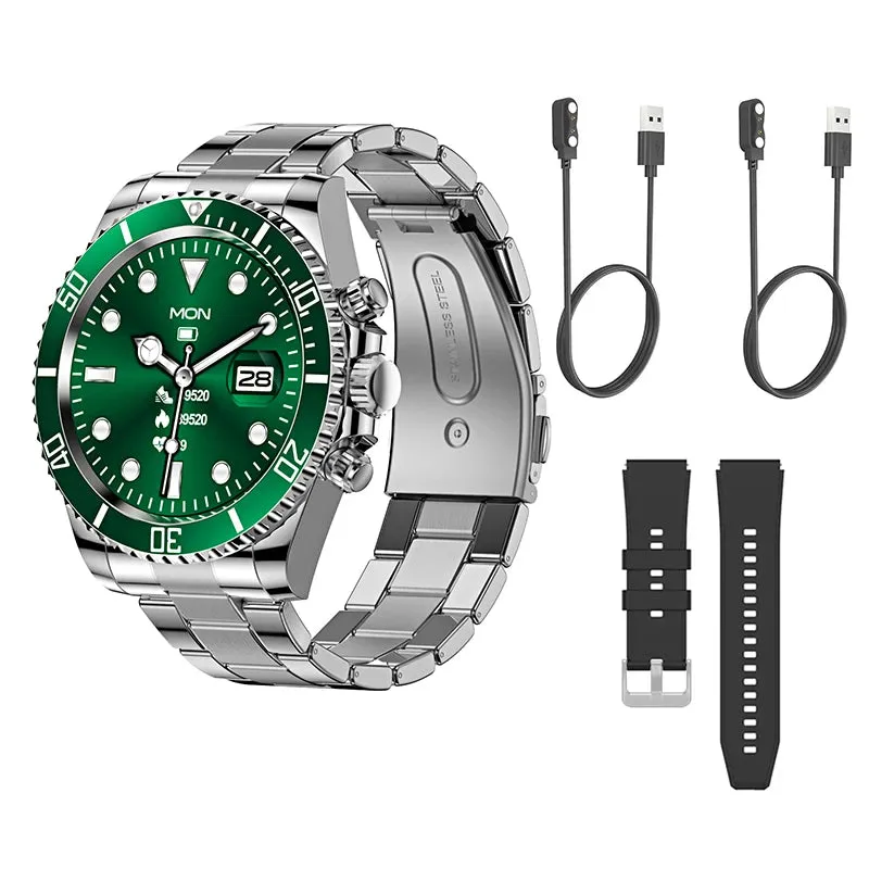High-end Men's Smartwatch Smart Watch Luxury Aiweile AW12 Replica Business Sports Wireless Imitation Hebrew Korean Support 2024