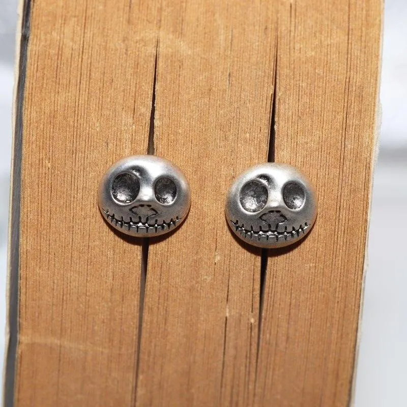 High Quality Metal Satanic Inverted Cross Drop Earrings Devil