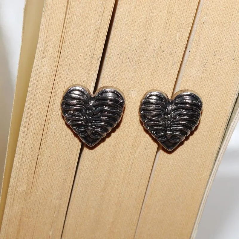 High Quality Metal Satanic Inverted Cross Drop Earrings Devil