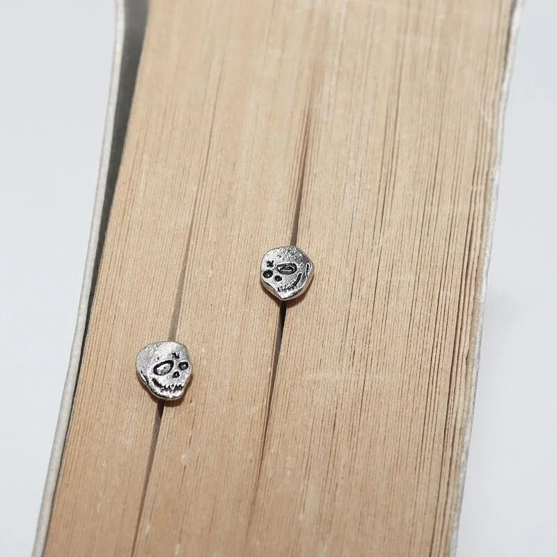 High Quality Metal Satanic Inverted Cross Drop Earrings Devil