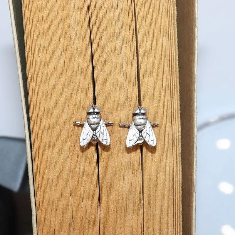 High Quality Metal Satanic Inverted Cross Drop Earrings Devil