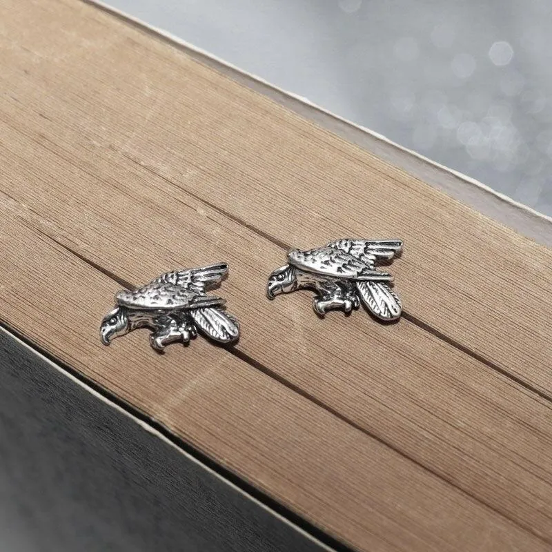 High Quality Metal Satanic Inverted Cross Drop Earrings Devil