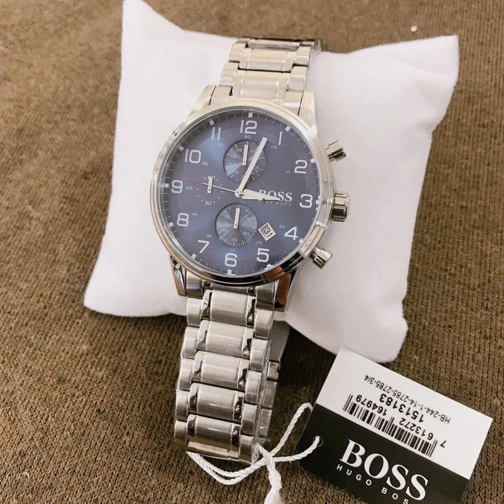 Hugo Boss Aeroliner Chronograph Blue Dial Men's Watch 1513183