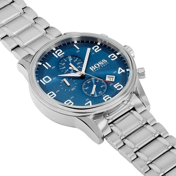 Hugo Boss Aeroliner Chronograph Blue Dial Men's Watch 1513183