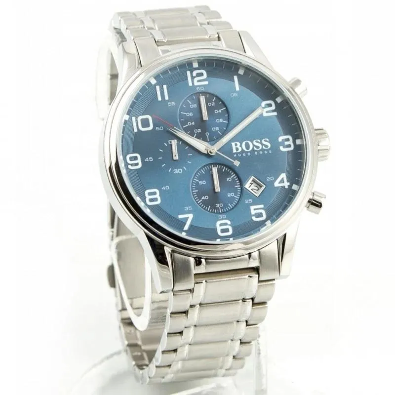 Hugo Boss Aeroliner Chronograph Blue Dial Men's Watch 1513183