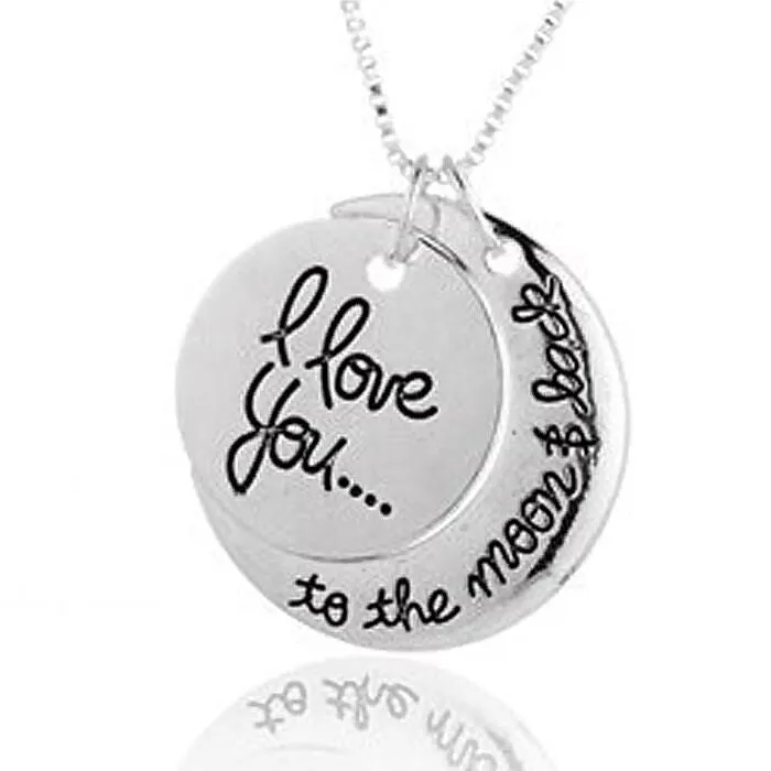 I Love You To The Moon & Back Necklace