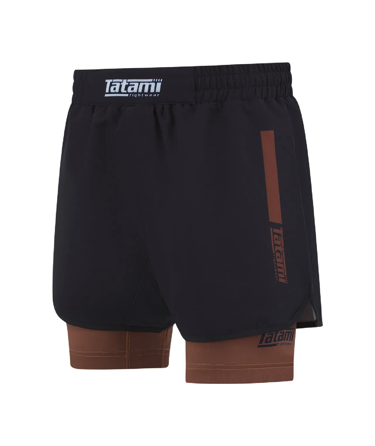 IBJJF Ranked Hybrid Shorts - Brown
