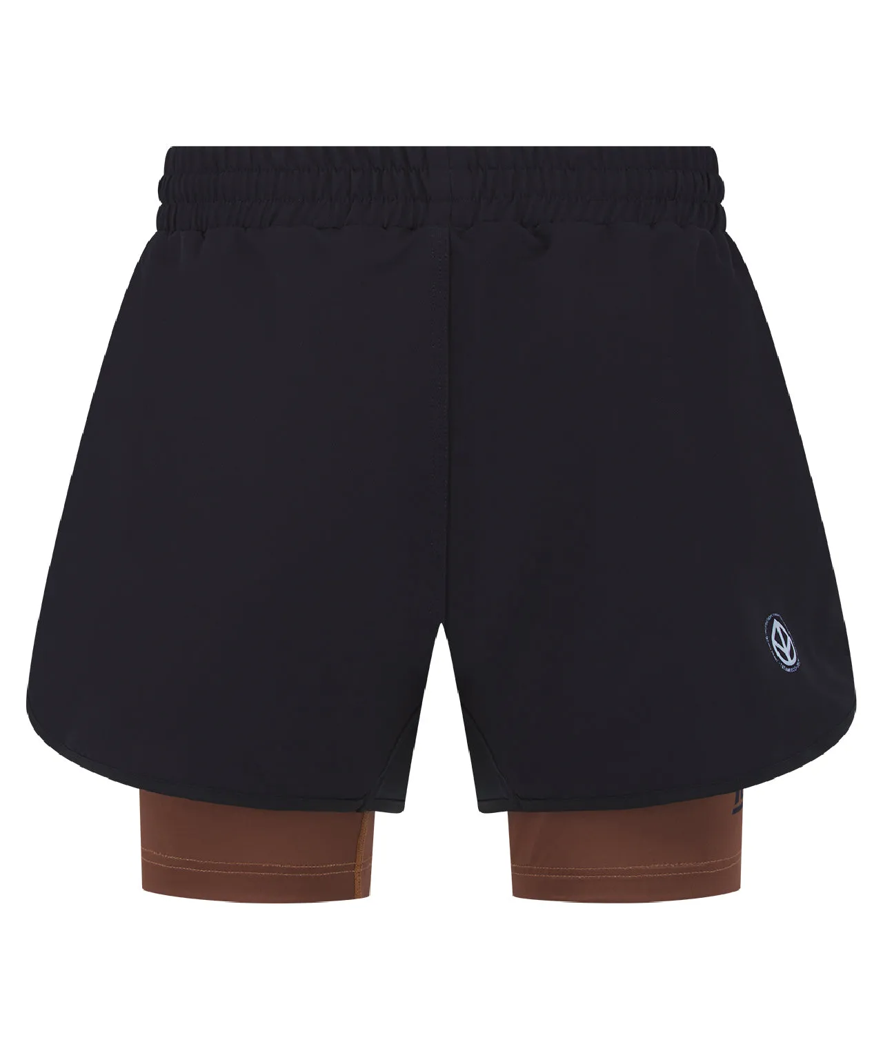 IBJJF Ranked Hybrid Shorts - Brown
