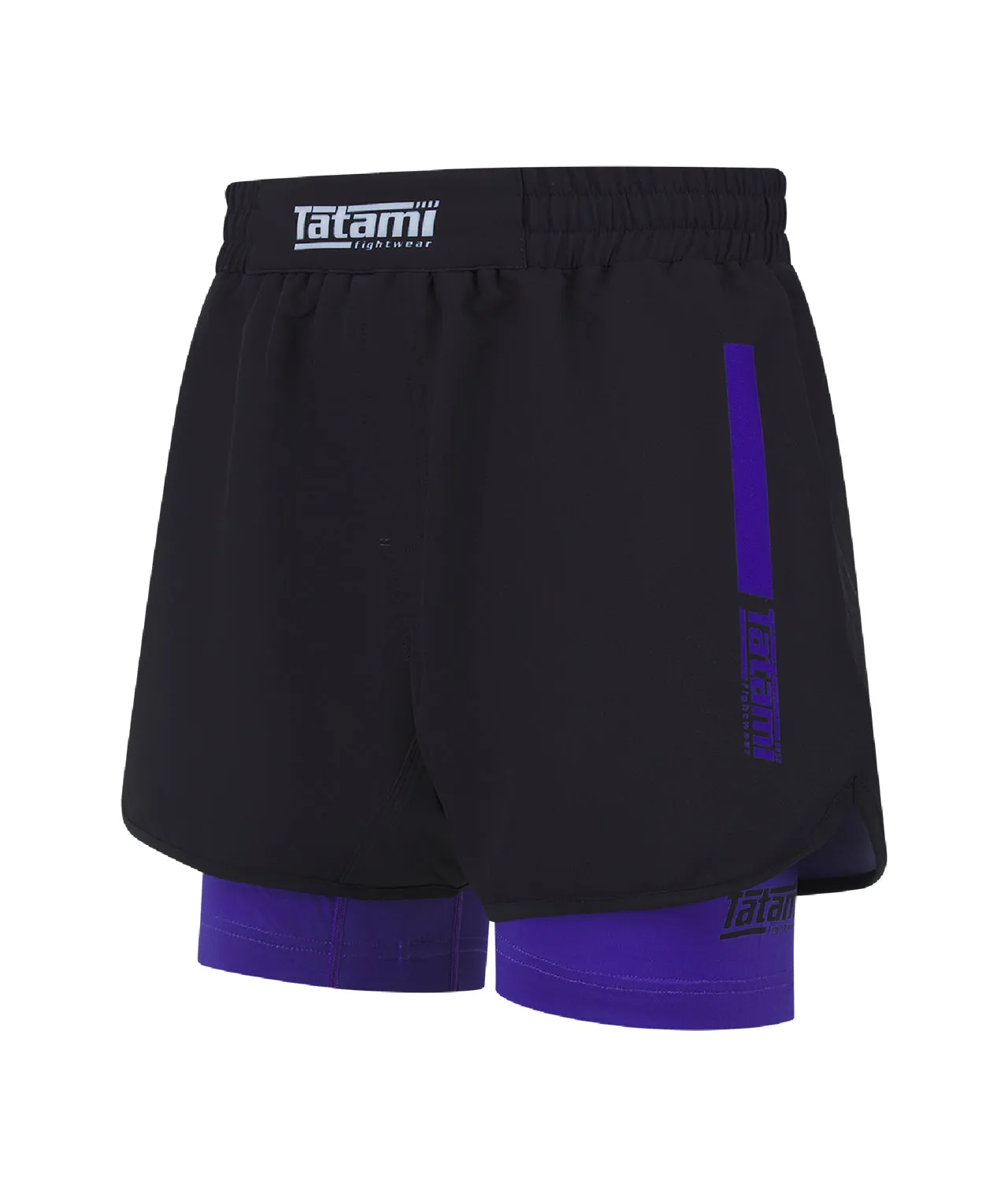 IBJJF Ranked Hybrid Shorts - Purple