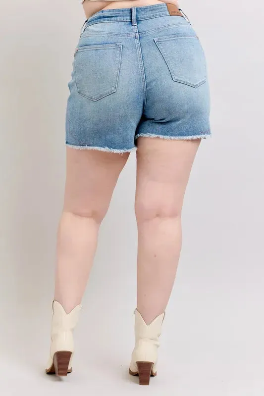 Judy Blue Desert Darling Embroidered Cutoffs