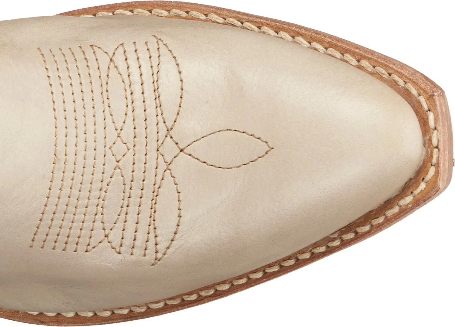 Justin Womens Verlie Vanilla Leather Cowboy Boots 8.5 B