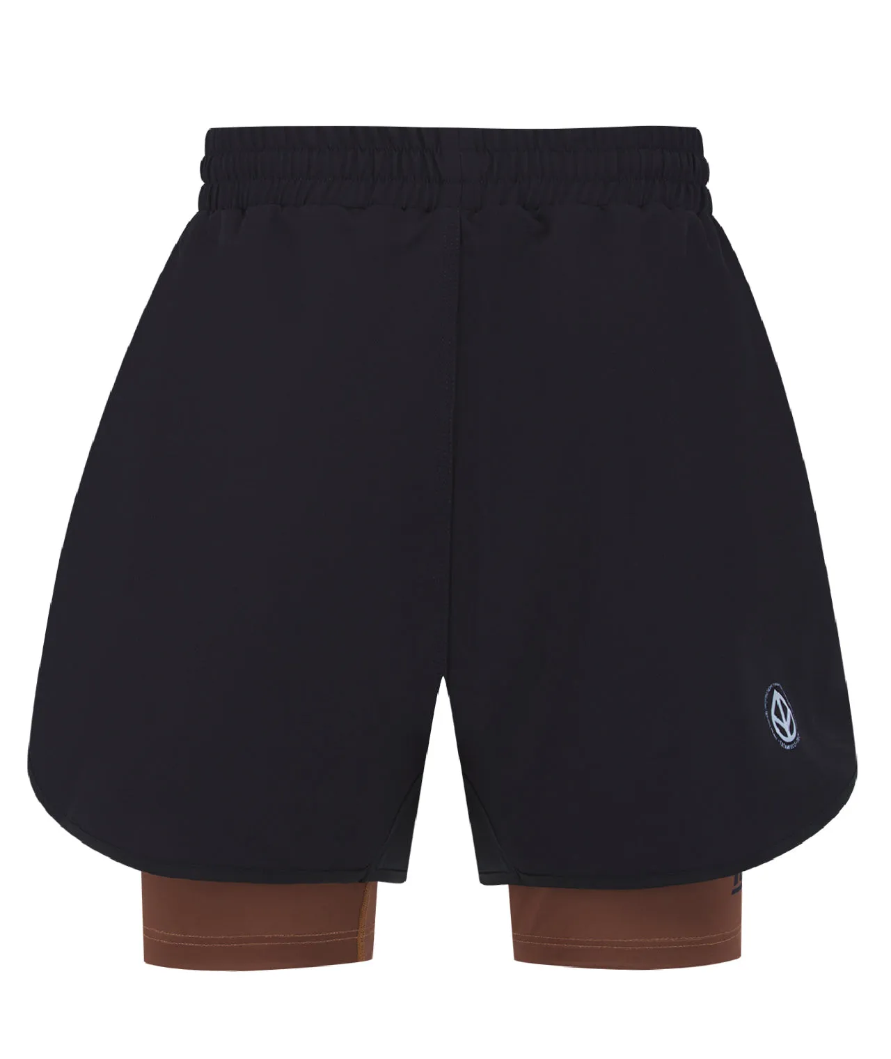 Ladies IBJJF Ranked Hybrid Shorts - Brown