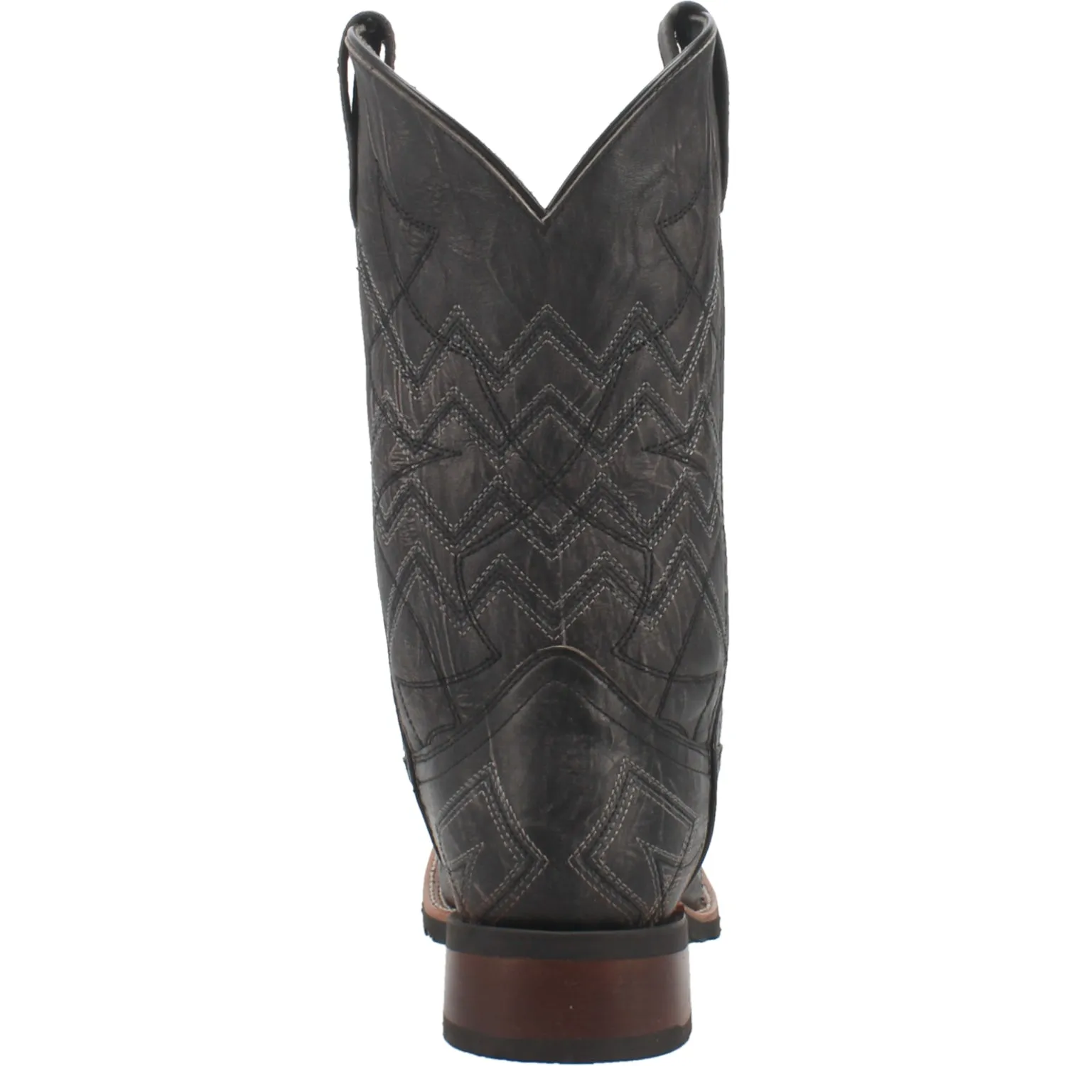 Laredo Mens Axel Cowboy Boots Leather Black 8.5 D