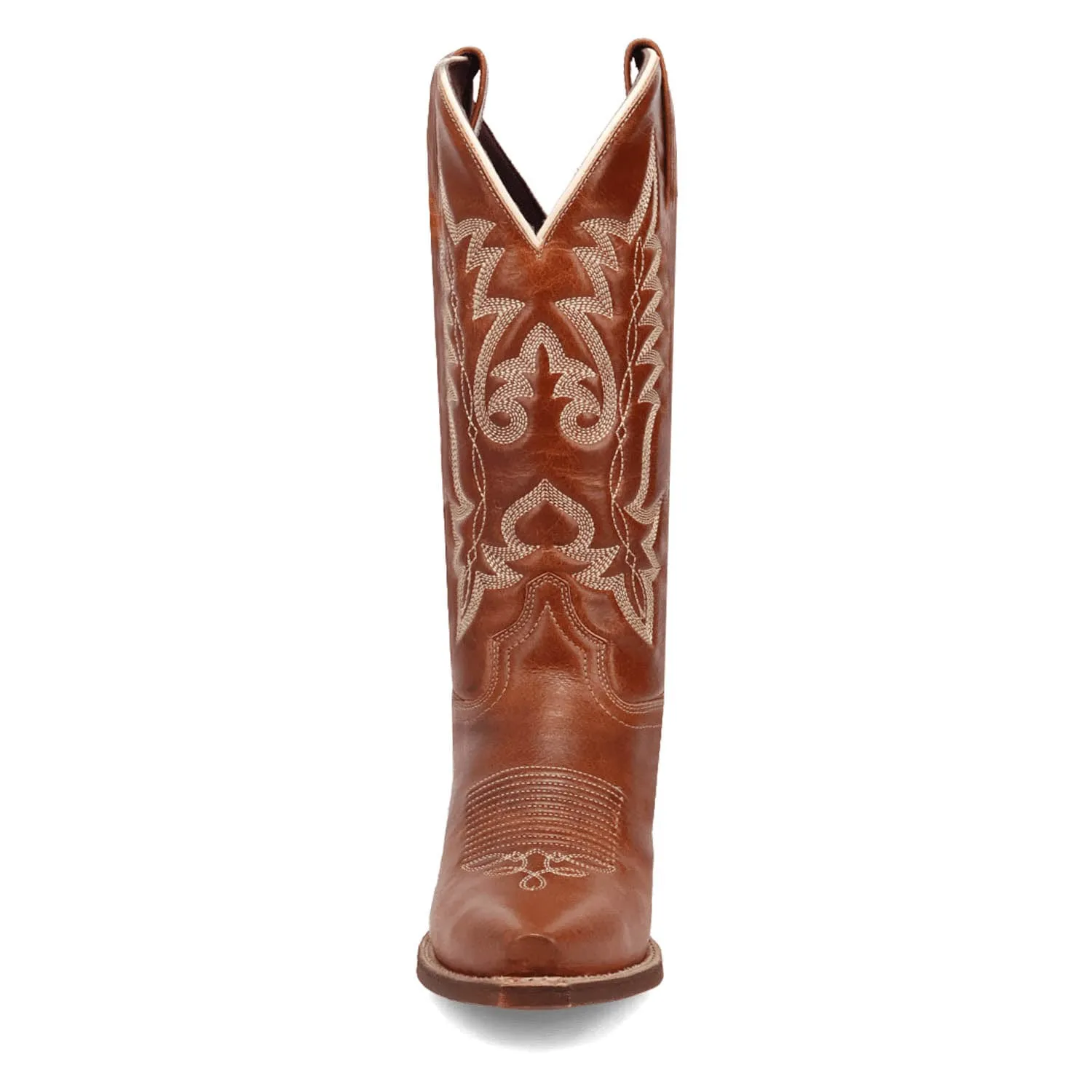 Laredo Womens Carly Honey Leather Cowboy Boots