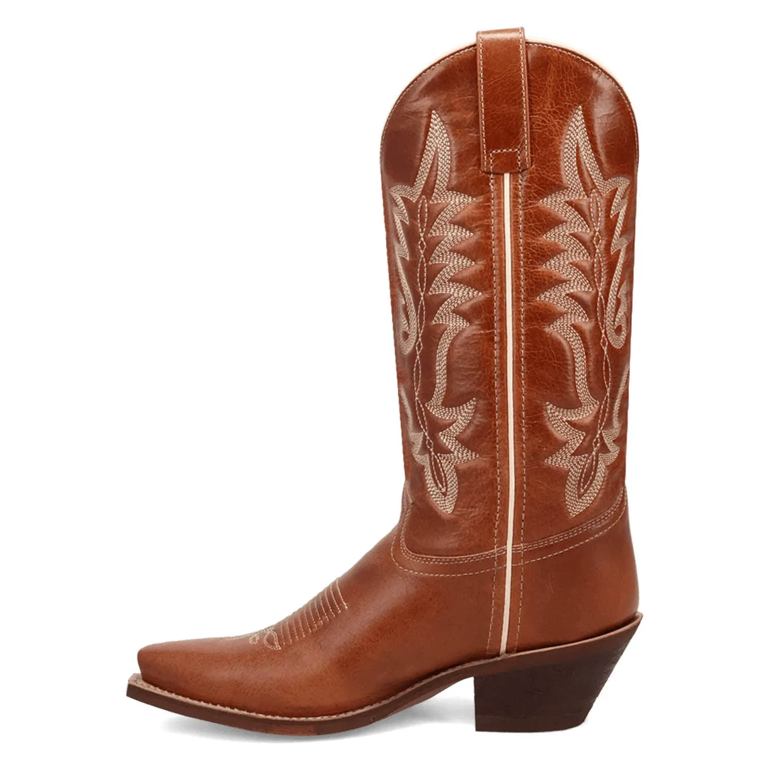 Laredo Womens Carly Honey Leather Cowboy Boots