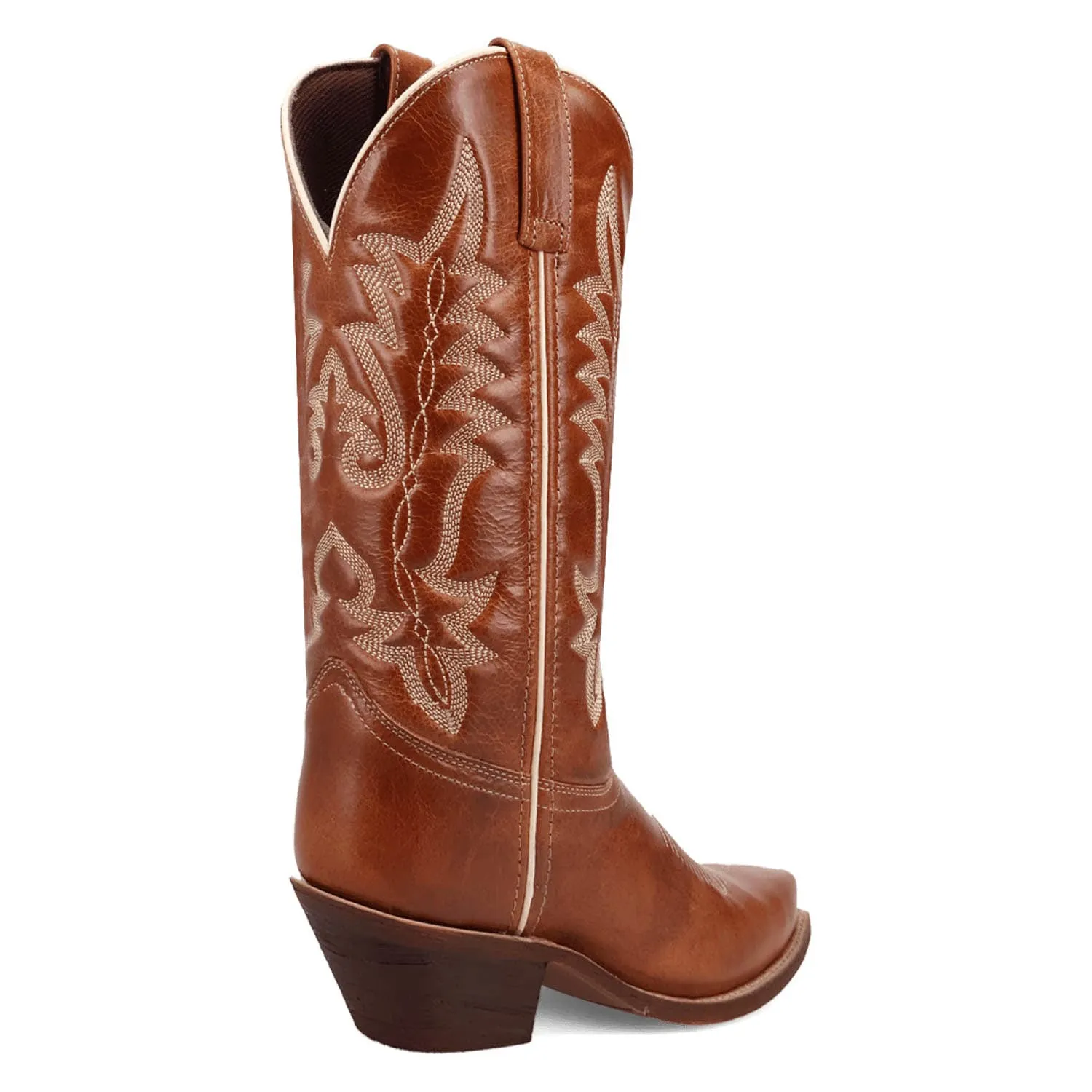 Laredo Womens Carly Honey Leather Cowboy Boots
