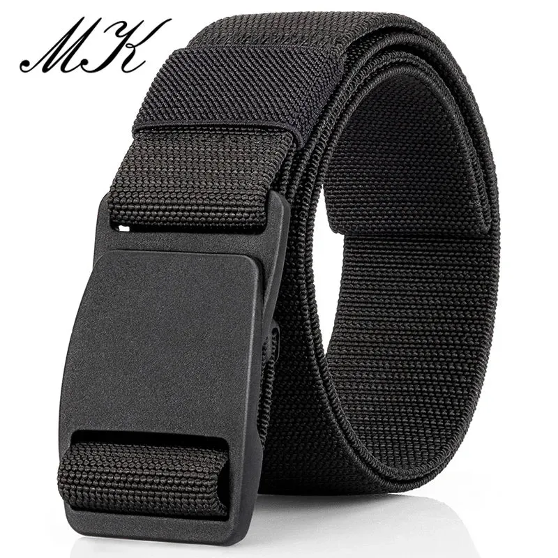 Large Size Polymer Buckle Elastic Stretch Belt