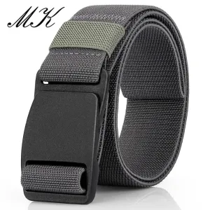 Large Size Polymer Buckle Elastic Stretch Belt