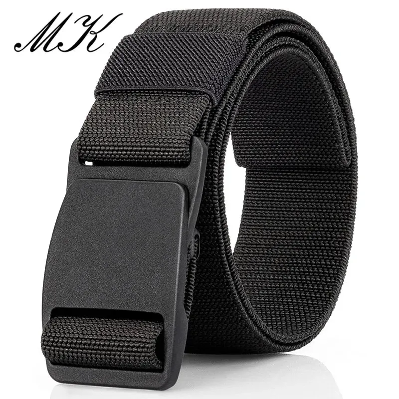 Large Size Polymer Buckle Elastic Stretch Belt