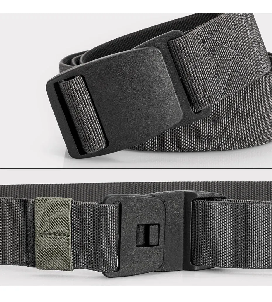 Large Size Polymer Buckle Elastic Stretch Belt