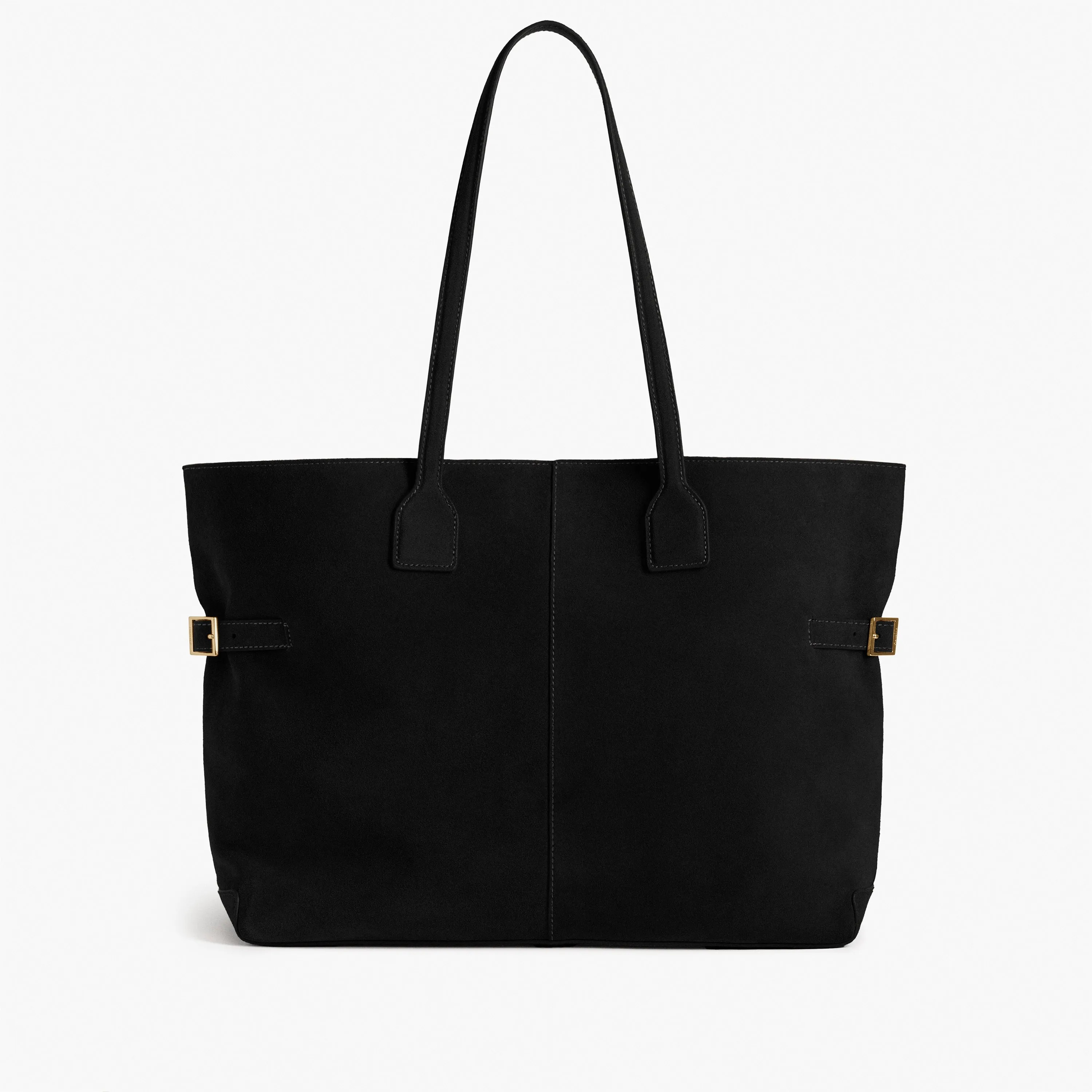Lesley Tote Bag Suede Black