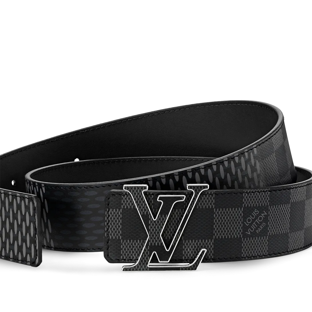 M0340U LV INITIALS 40 MM REVERSIBLE MEN BELT