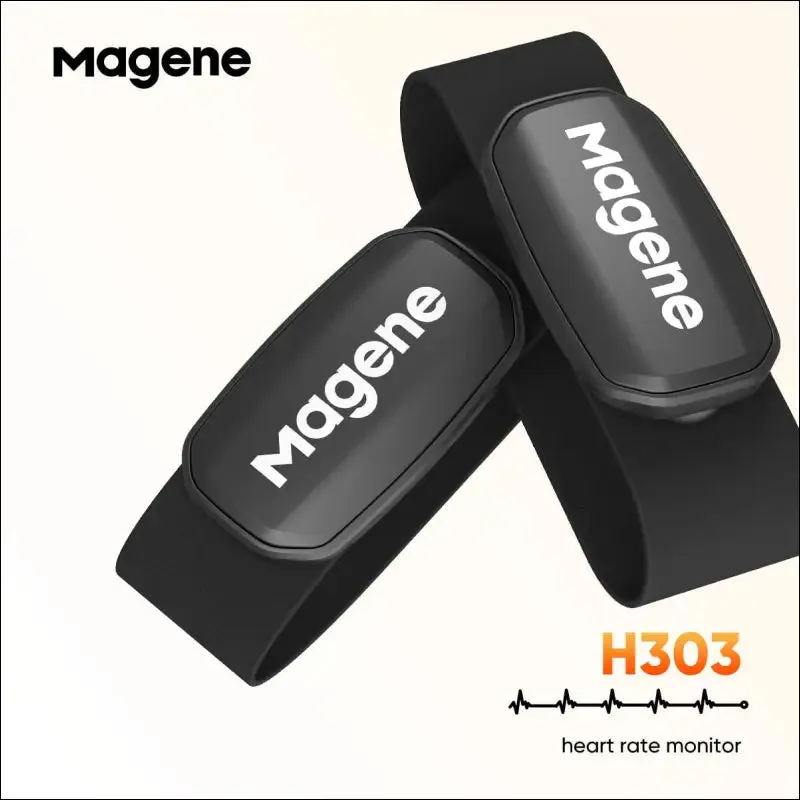 Magene h303 heart rate sensor - bluetooth & ant  upgrade, waterproof, 30-240 bpm, compact &