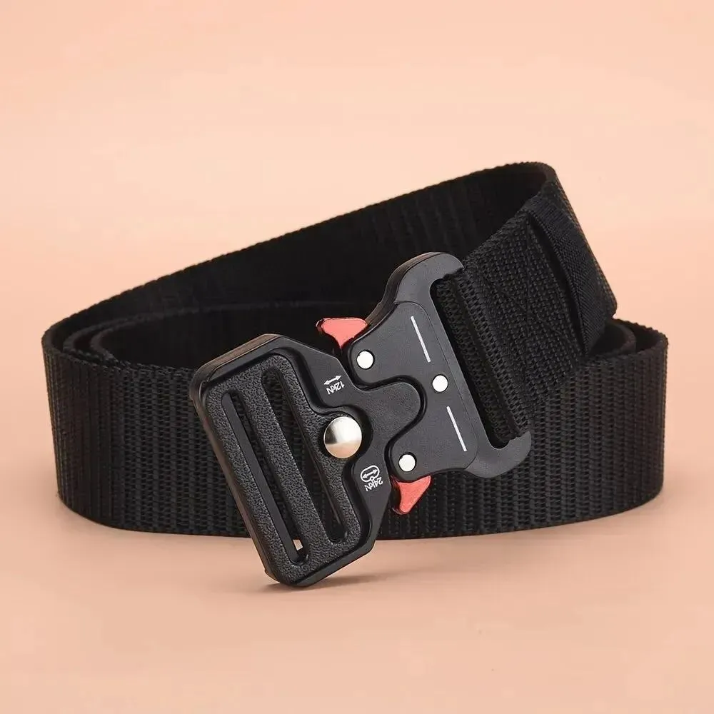 Men's Belt Army Outdoor Hunting Multi Function Tactical Belt Combat Survival Marine Corps Canvas For Nylon Belt Women Sport Belt