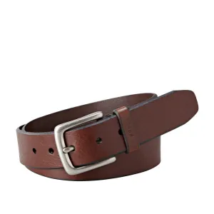 MENS FOSSIL JOE BELT BROWN
