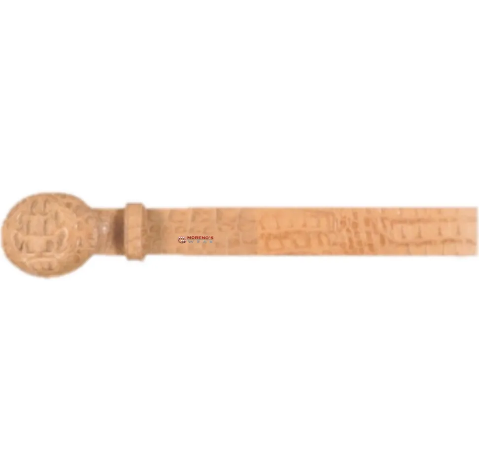 Men’s Los Altos Caiman Hornback Cowboy Belt Nonadjustable