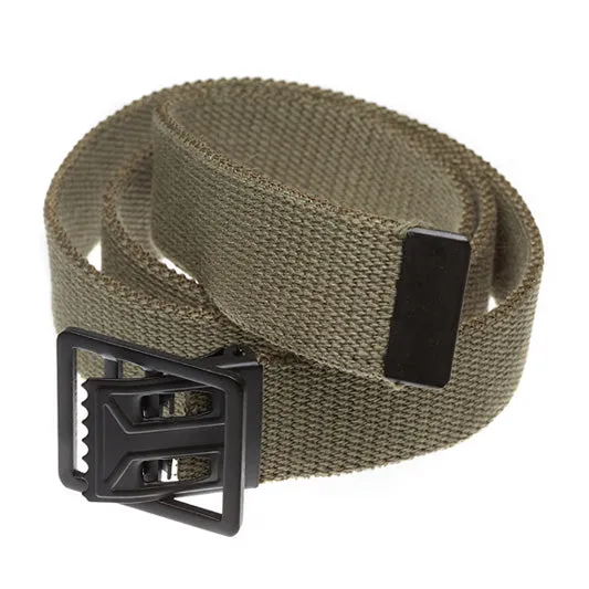 Military Grade Web Belt with Black Open Face Buckle- 4 Colors!