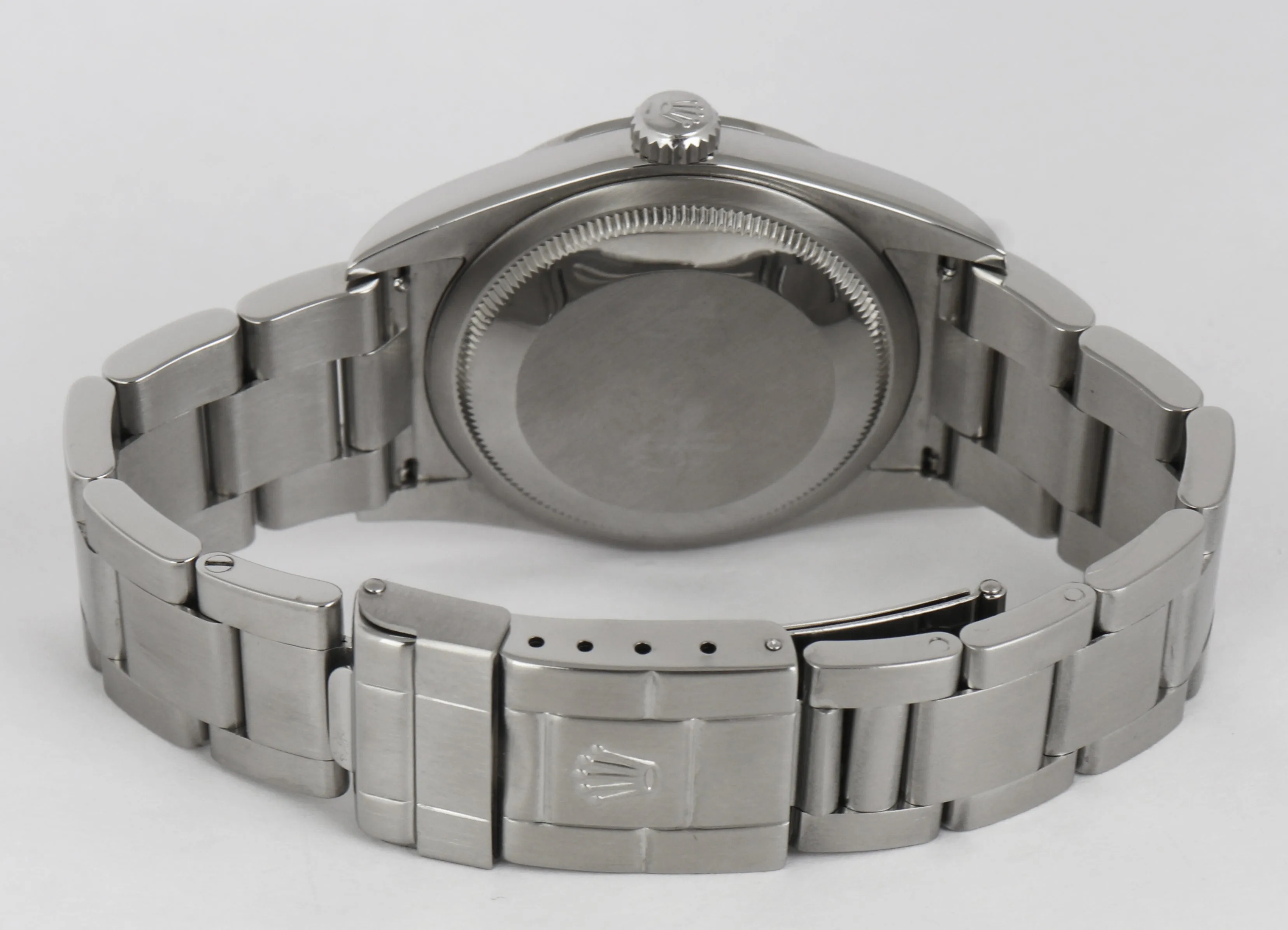 MINT 2009 ENGRAVED REHAUT Rolex Explorer I Black 36mm 114270 M Stainless Oyster