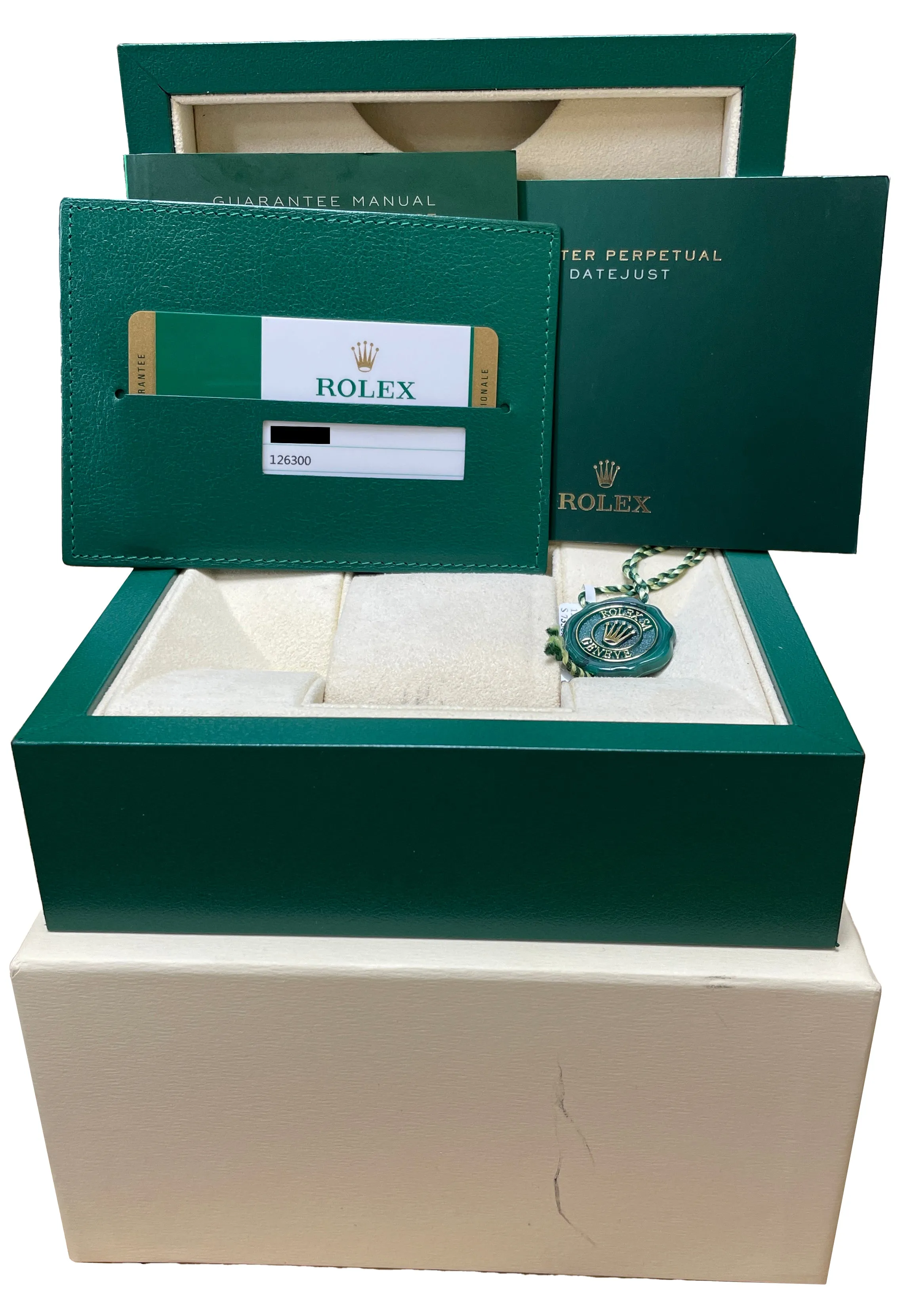 MINT 2018 Rolex DateJust 41 Wimbledon Rhodium Gray 41mm Jubilee Watch 126300